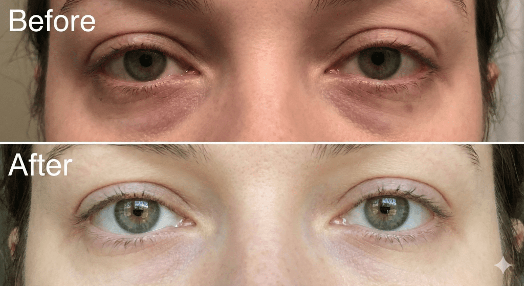 Before vs After Mood Shift (Eyes Close-Up)
